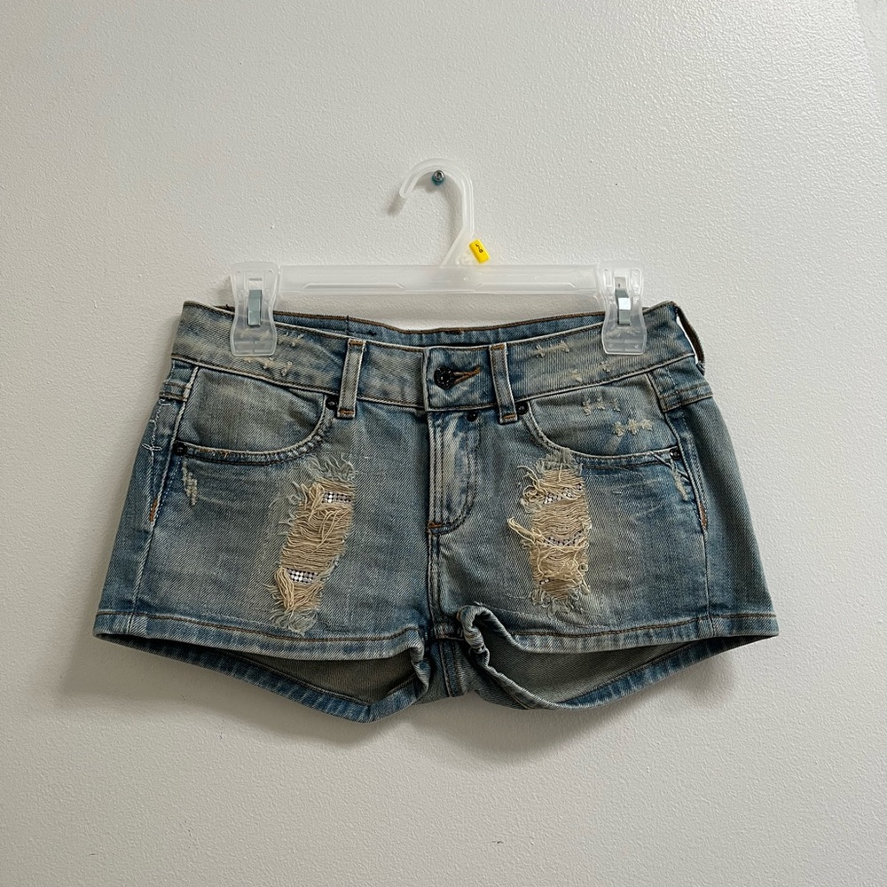 Firetrap Blackseal Denim Shorts 27